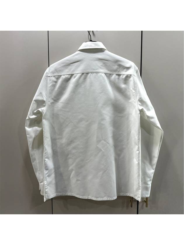 40 x Sakai Men s Monogram Pocket Over Cotton Shirt Jacket White Dior