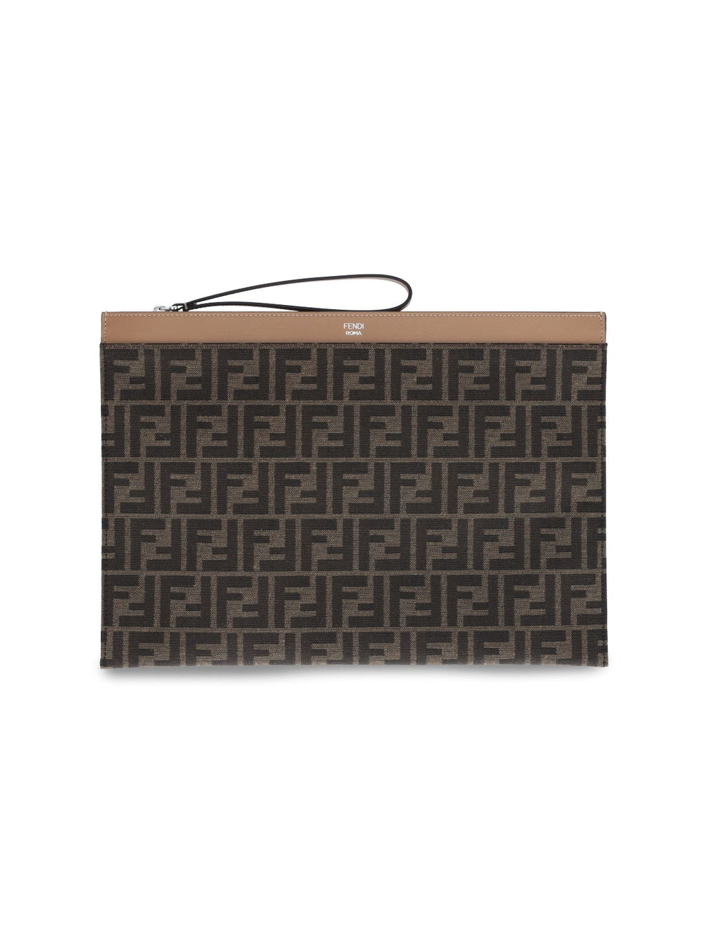 Fendi Men Ff' Large Flat Pouch