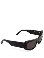 Balenciaga Eyewear Logo Print Square Frame Sunglasses BB0301S
