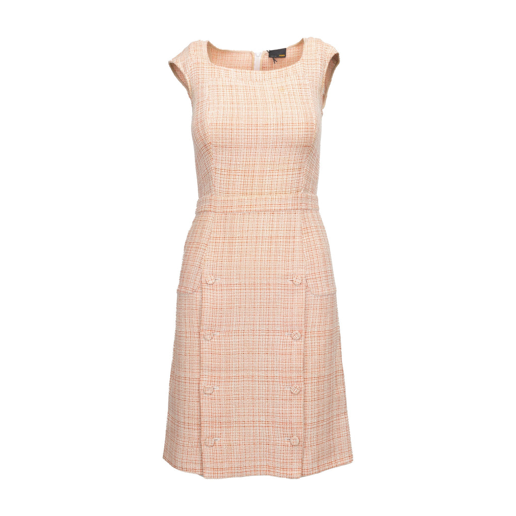 Fendi Tweed Midi Dress - '10s