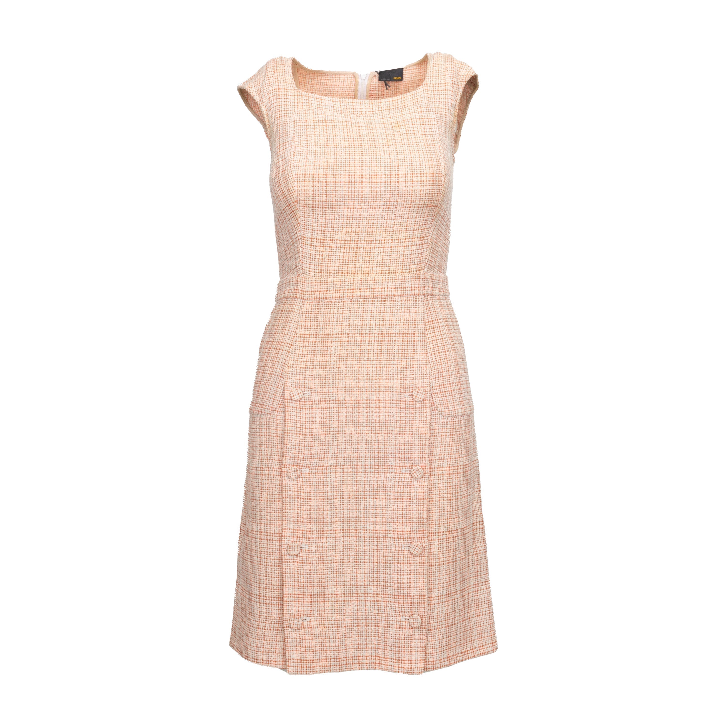 Fendi Tweed Midi Dress - '10s