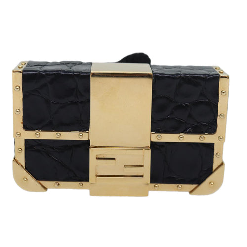 Fendi Baguette  Leather Shoulder Bag ()