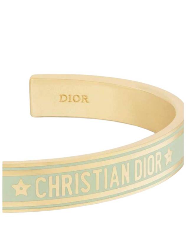 Cord Bangle Bracelet Gold Mint Dior