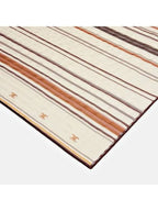 CELINE Beijing Square Striped Silk Scarf