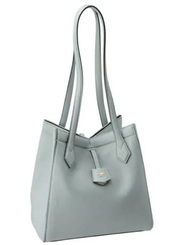 Fendi Origami Medium Leather Tote Bag Blue