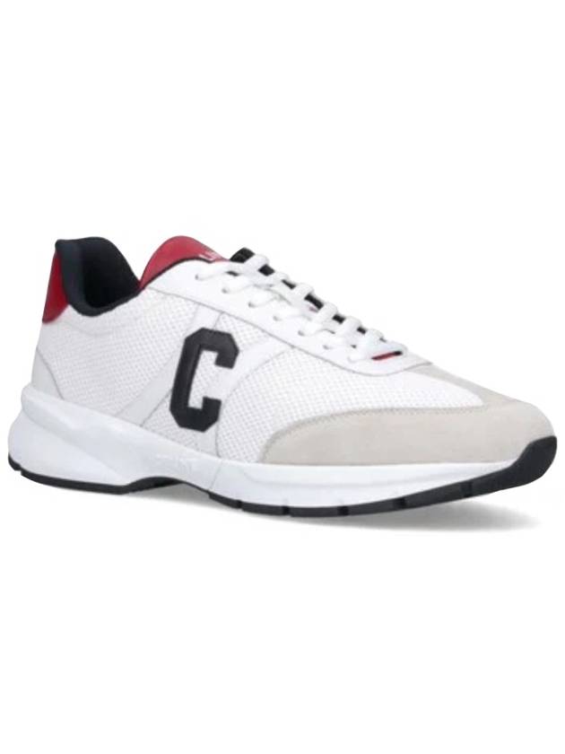 CELINE CR 02 Logo Low Top Sneakers White
