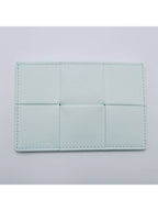 Bottega Veneta Intrecciato Leather Card Wallet Glacier