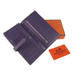 Hermes Wallet H008 Ladies Wallet Purple