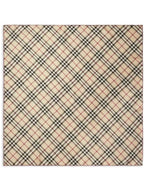 Burberry Check Silk Scarf Stone
