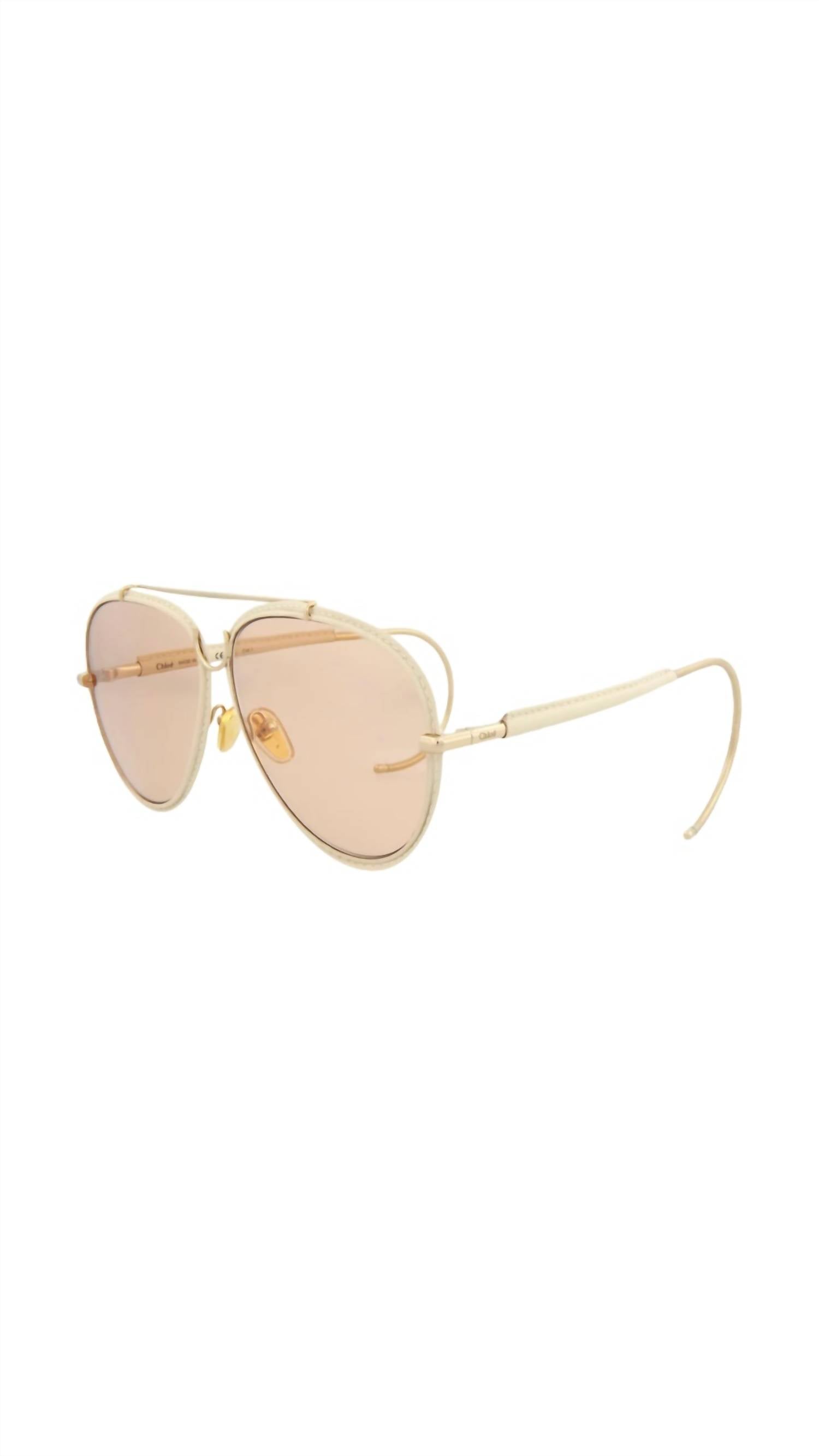 Chloe Eyewear Sunglasses In Gold/pink