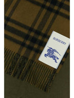 Burberry Check Reversible Cashmere Scarf Camp