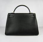 Hermes Kelly 32cm Togo Leather Handbag 6108 Black Golden