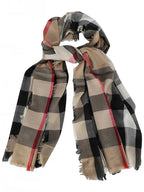 Burberry Lightweight Check Cashmere Scarf Beige