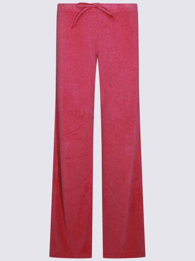 Balenciaga drawstring track pants dark pink