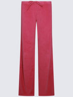 Balenciaga drawstring track pants dark pink