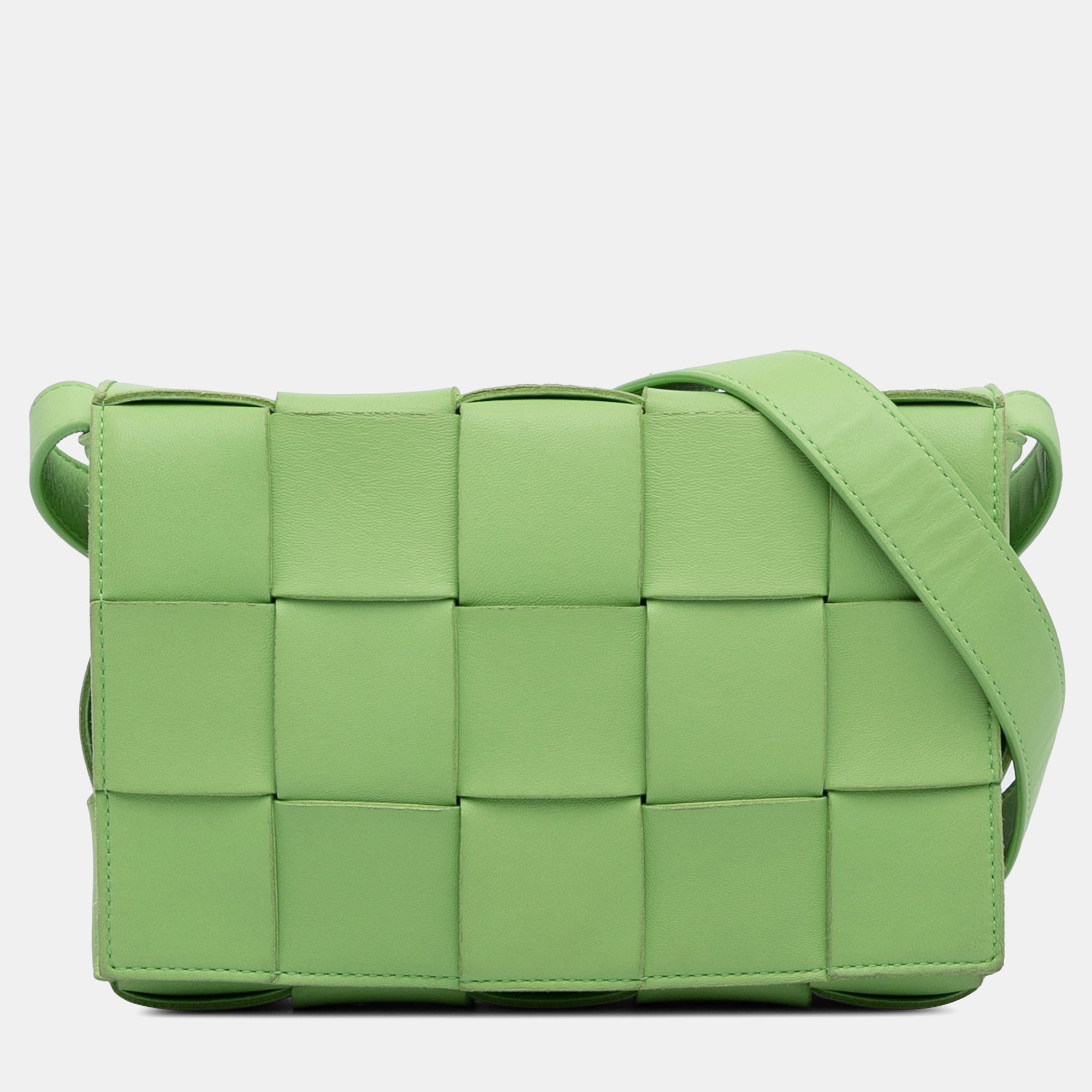 Bottega Veneta Calfskin Intrecciato Cassette Crossbody