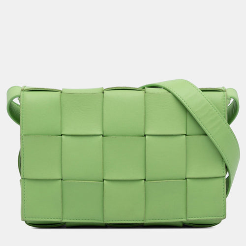 Bottega Veneta Calfskin Intrecciato Cassette Crossbody
