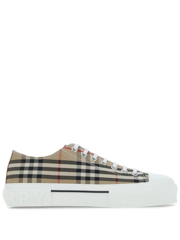 Burberry Vintage Check Cotton Sneakers Archive Beige