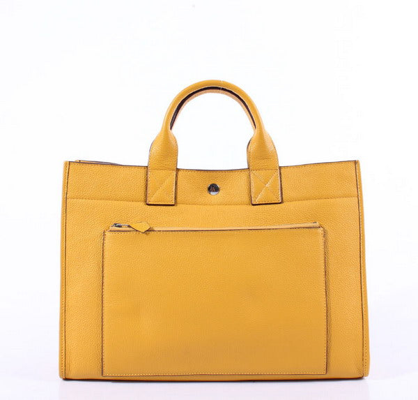Hermes Briefcases 6008 Unisex Briefcase Yellow