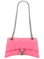 Balenciaga Crush Chain Shoulder Bag Pink