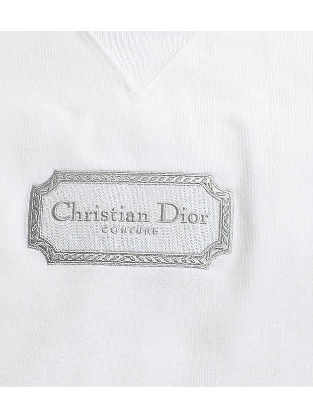 Couture Relaxed Fit Short Sleeve T-Shirt White Dior
