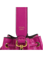Fendi Mon Tresor Small Leather Bucket Bag Pink