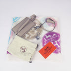 Hermes Togo leather handbag H2802 grey