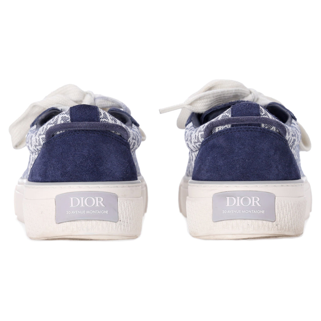 Dior Homme B33 Oblique Sneakers in Navy Blue Suede