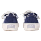 Dior Homme B33 Oblique Sneakers in Navy Blue Suede