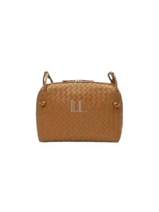 Bottega Veneta Small Intrecciato Shoulder Bag Brown