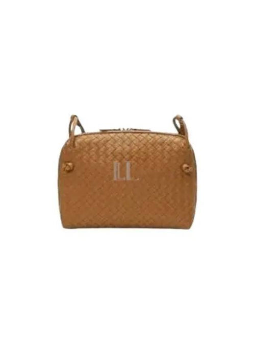 Bottega Veneta Small Intrecciato Shoulder Bag Brown