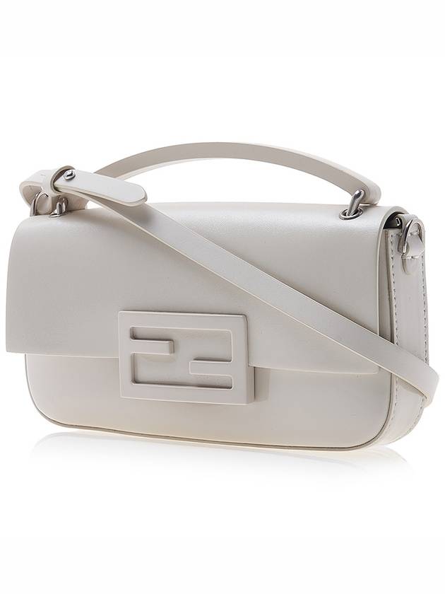 Fendi Baguette Phone Pouch Cross Bag White