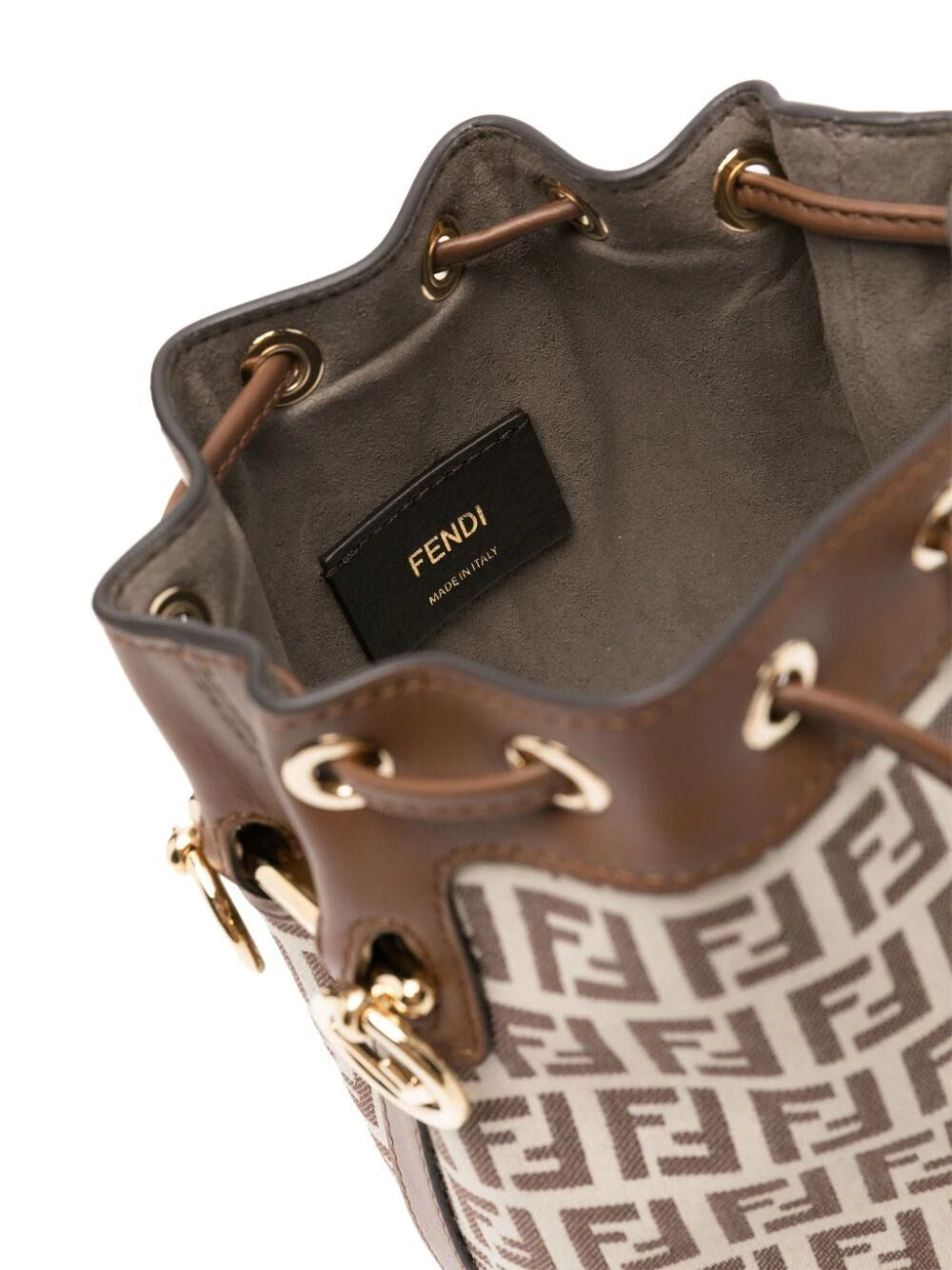 Fendi Women Small Mon Tresor Bucket Bag