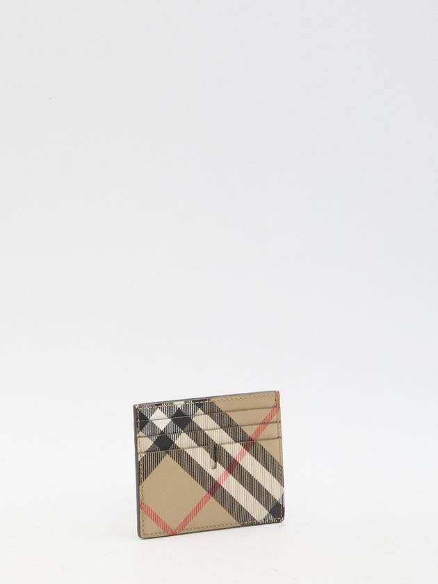 Burberry Check Card Wallet Beige