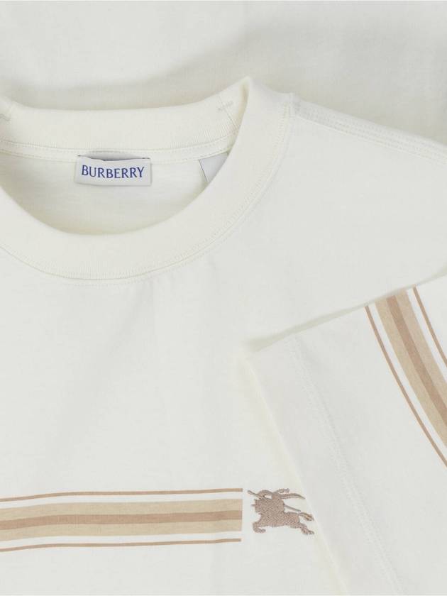 Burberry Striped cotton t shirt 8104051