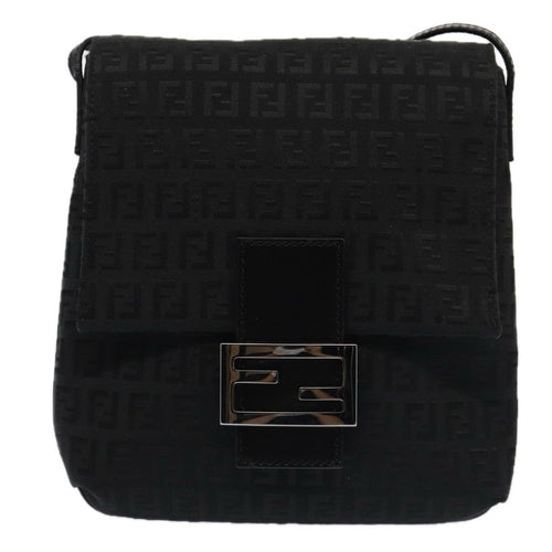 Fendi Zucchino  Canvas Shoulder Bag ()