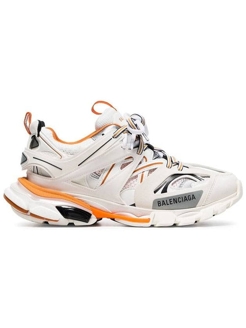 Balenciaga Track Trainer Low Top Sneakers White Orange