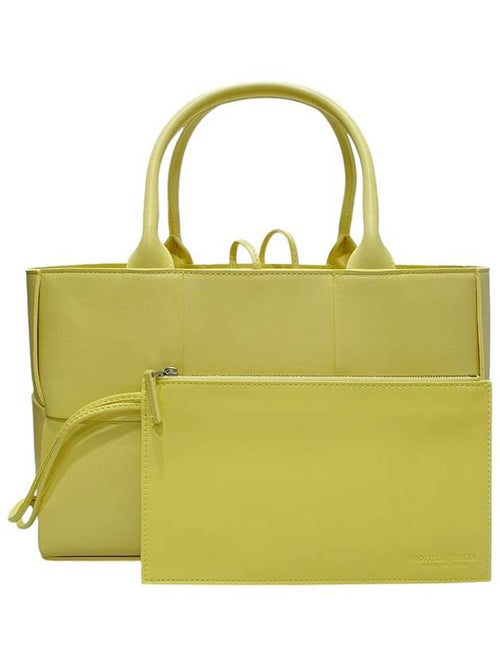 Bottega Veneta 652867 Sherbet Arco Small Tote Bag Supplementary Pouch