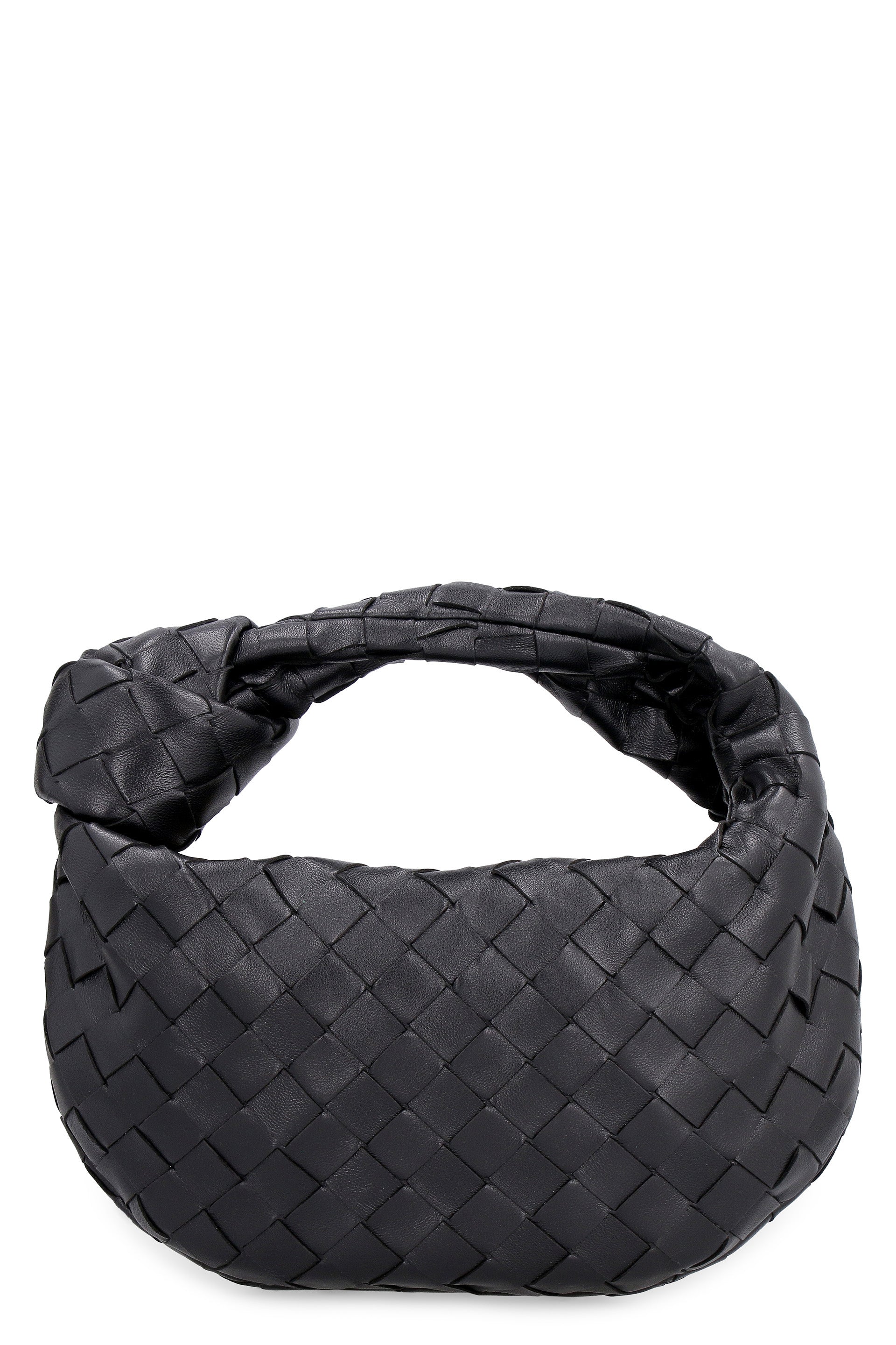 Bottega Veneta Women's Mini Jodie Leather Bag in Black | Size UNICA | 651876VCPP5