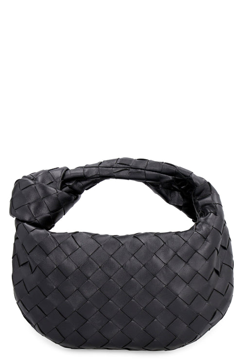 Bottega Veneta Women's Mini Jodie Leather Bag in Black | Size UNICA | 651876VCPP5