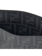 Fendi Peekaboo Pocket Clutch Bag Black