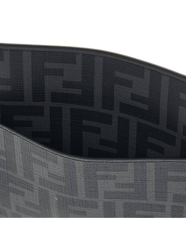 Fendi Peekaboo Pocket Clutch Bag Black