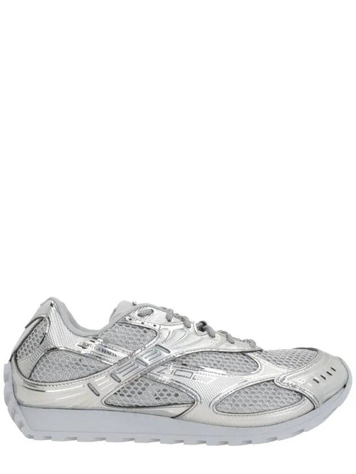 Bottega Veneta Orbit Low-Top Sneakers Silver