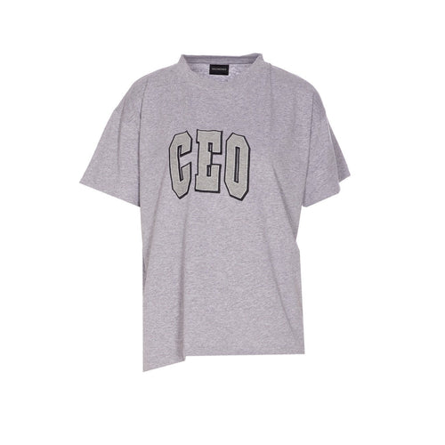 Balenciaga Women Ceo Team Logo Boxy T-Shirt
