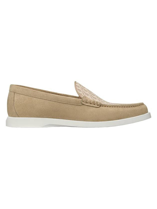 Granville Oblique Jacquard Suede Loafer Beige Dior