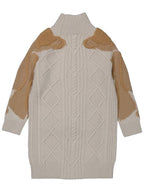 Burberry Burberry Girls Thomas Bear High-Neck Knit Dress, Size 3Y