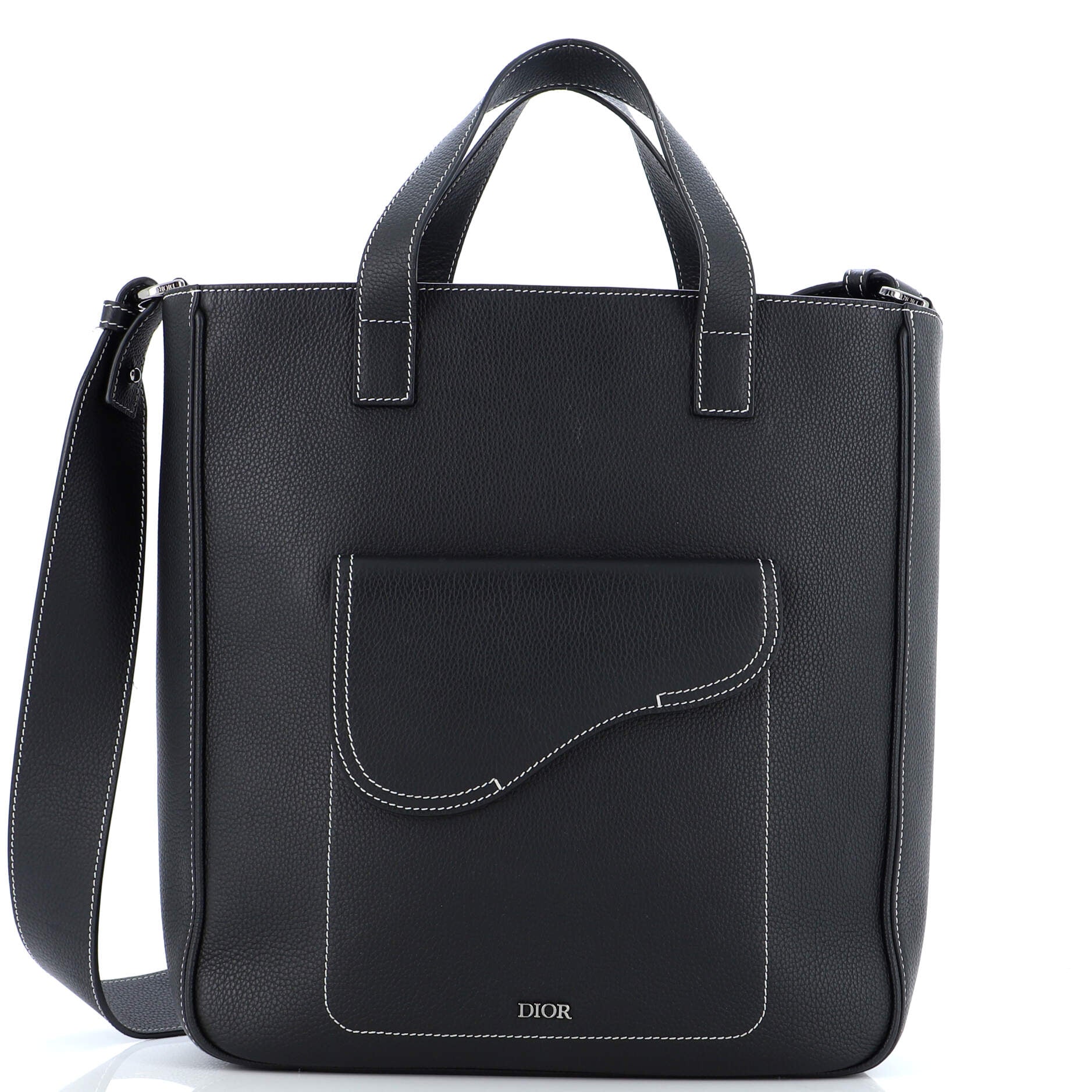 Dior Saddle Tote Leather Tall