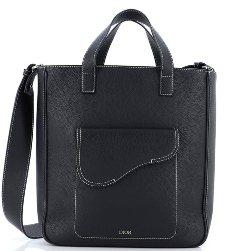 Dior Saddle Tote Leather Tall