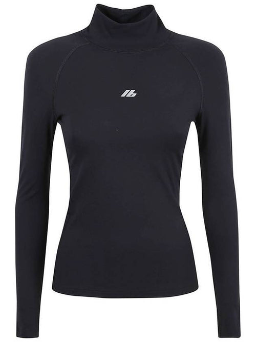 Balenciaga Active sports long sleeve neck polar black