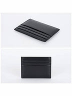 CELINE Triomphe Shiny Calfskin Card Wallet Black